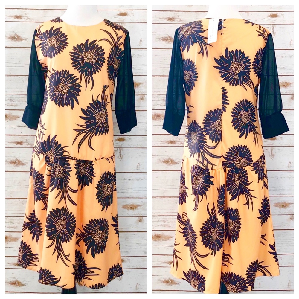 * Hanyagediao • NWT Drop Waist Dress